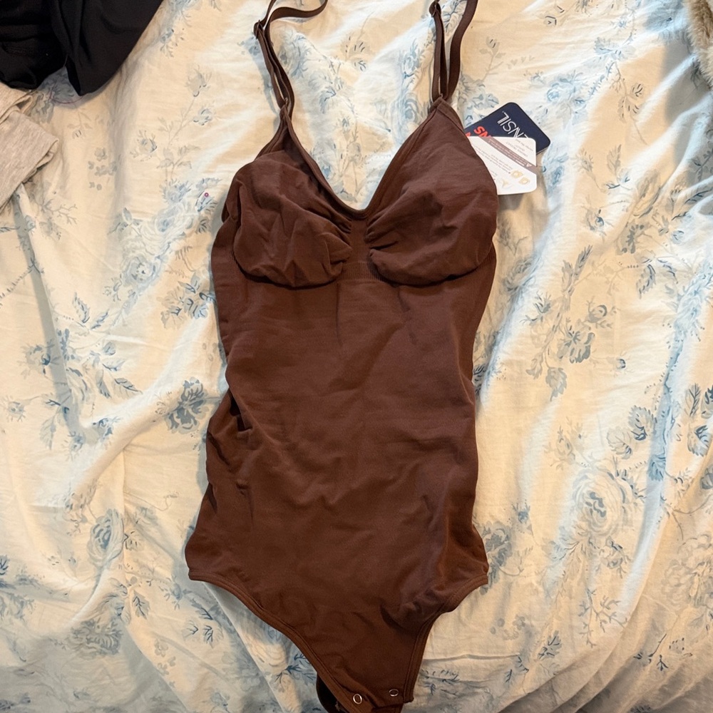 Brown One-Piece Shapewear